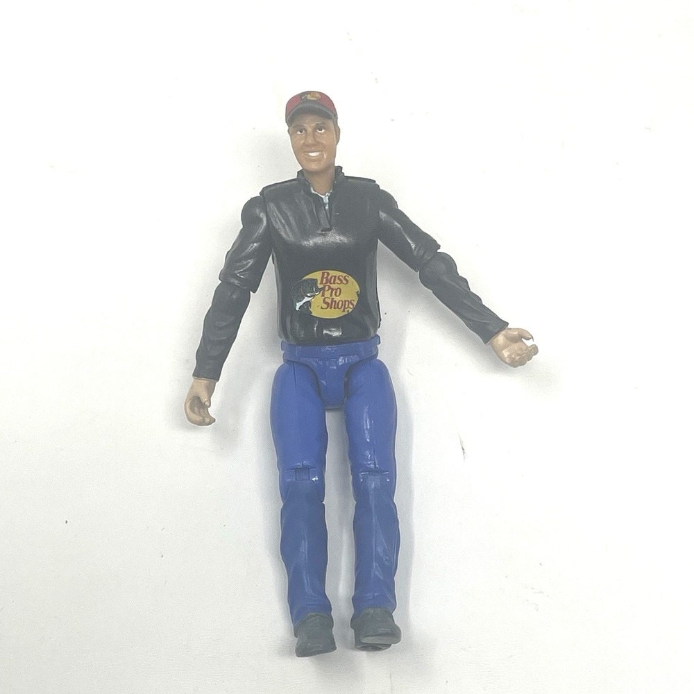 Bass Pro Shops Action Figure 3.75" Fisherman Male Hooded Sweatshirt 1:18 Scale